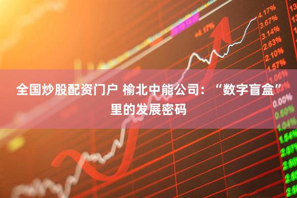 全国炒股配资门户 榆北中能公司：“数字盲盒”里的发展密码